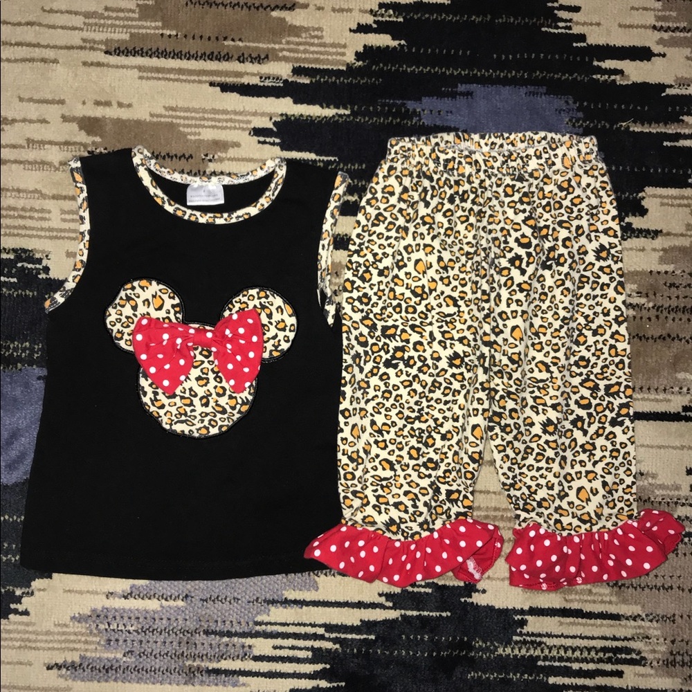 Disney Inspired Leopard Outfit - Minnie Mouse